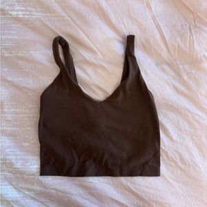 Brown Lululemon align tank
